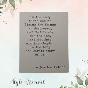 🎉 10/$10 Stickers - Inspiring Celebrity Quote Decals - Jessica Katoff